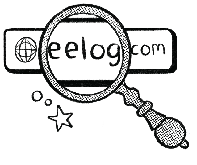 Line-drawn magnifying glass enlarging a web address bar illustrating the Launch pillar