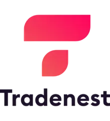 TradeNest logo design with crimson letter