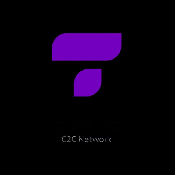 Purple letter logo design